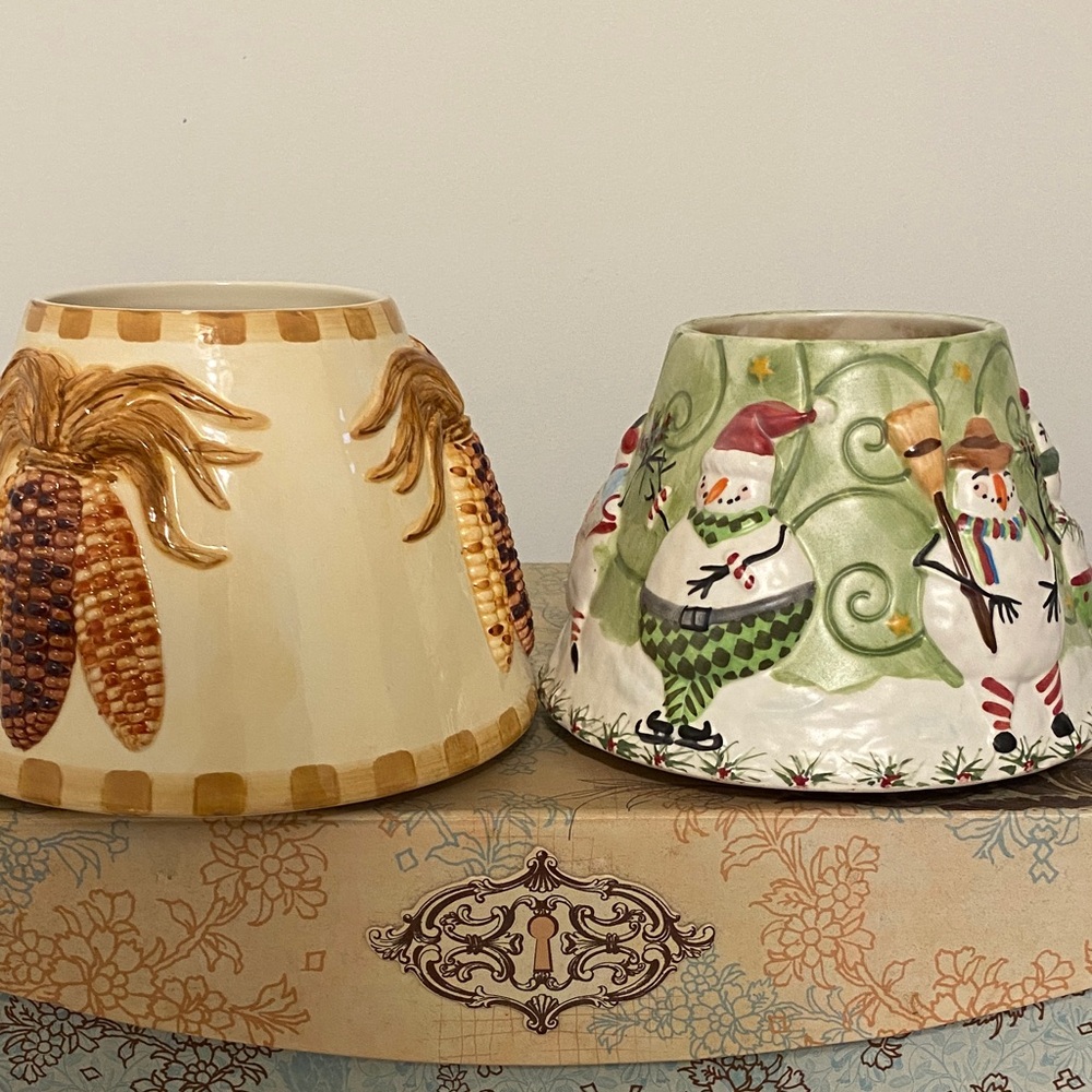 Yankee Candle Exclusive Ceramic candle top, no cracks or chips